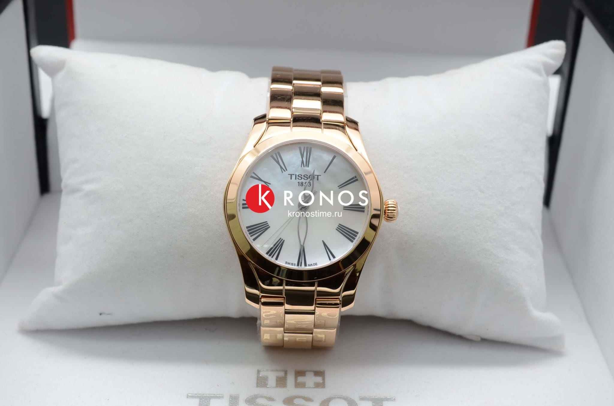Tissot Tissot T-Wave T112.210.33.113.00 женские часы перламутровый циферблат на запястье